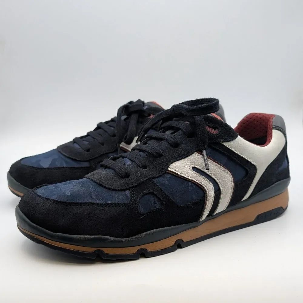 Geox sandford Camo/Suede Sneakers (9)